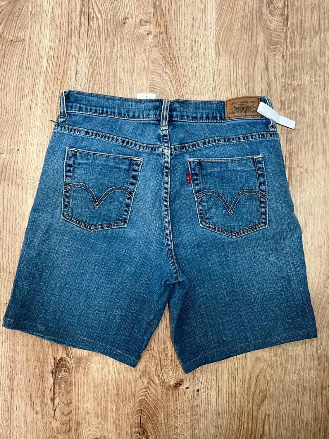Short Levi's Capri Taille 4 Vintage Femme Coton Bleu Slv015 – photo 3